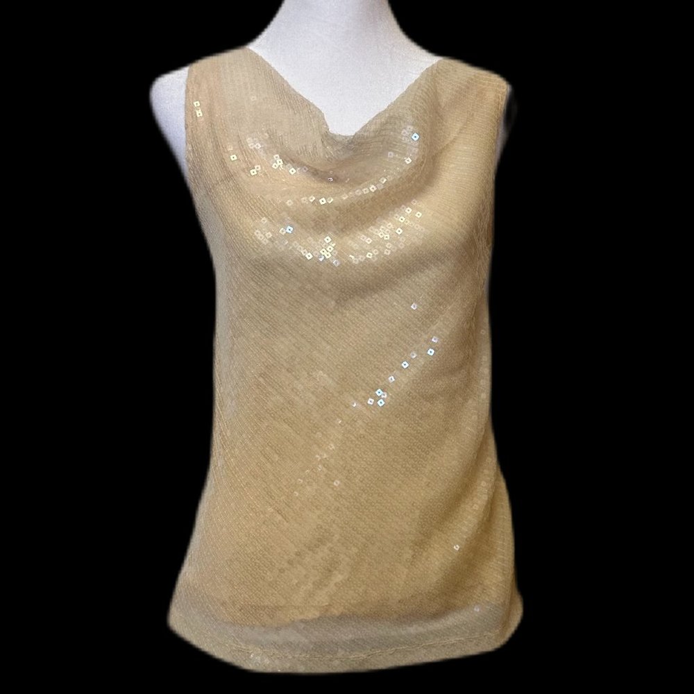 Talbots sequin blouse